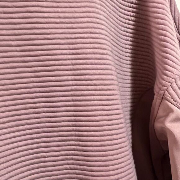 Tahari Sport Mauve Pink Ribbed Long Sleeve Turtle Neck Pullover Sweater 2X - Picture 5 of 6